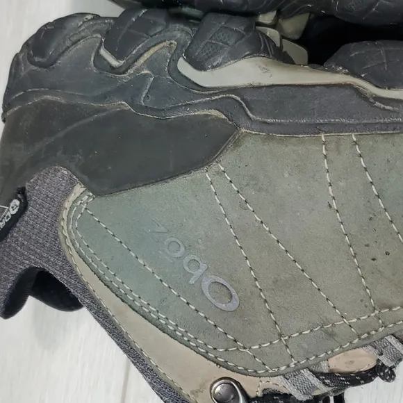 Oboz Mens Outdoor Hiking Leather Sneakers shoes sz 14