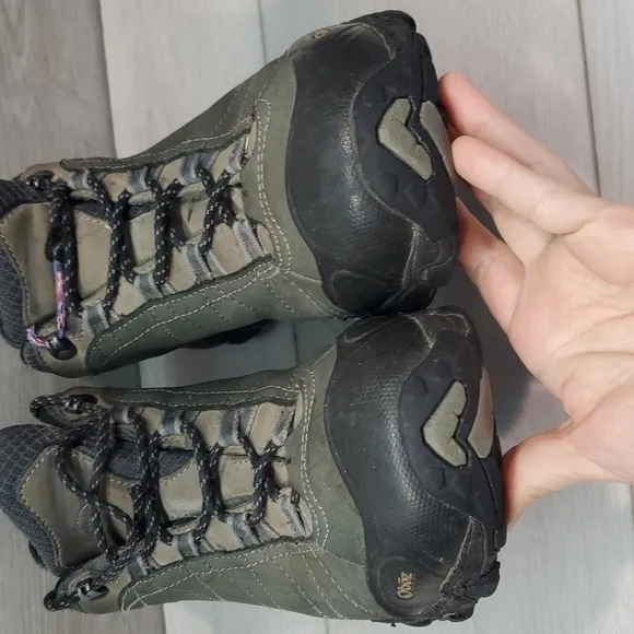 Oboz Mens Outdoor Hiking Leather Sneakers shoes sz 14
