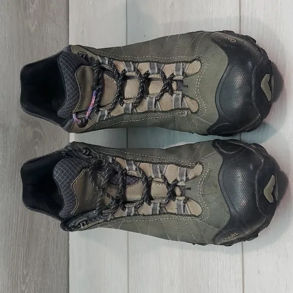 Oboz Mens Outdoor Hiking Leather Sneakers shoes sz 14