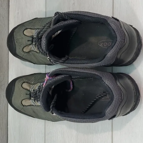 Oboz Mens Outdoor Hiking Leather Sneakers shoes sz 14
