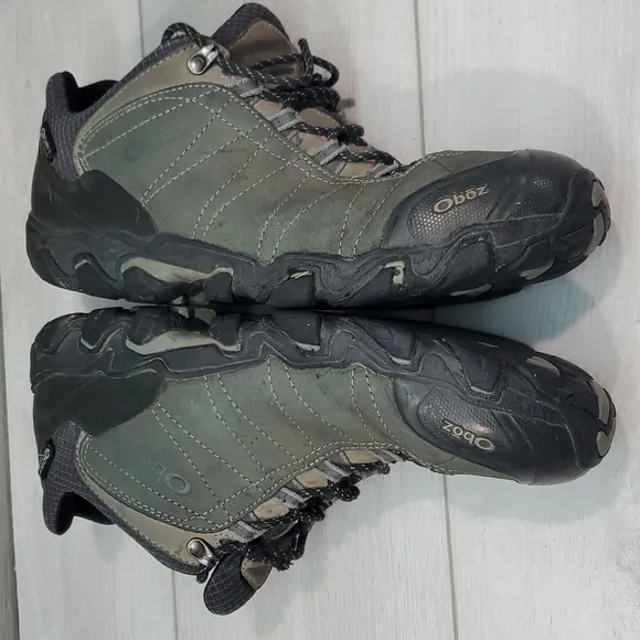 Oboz Mens Outdoor Hiking Leather Sneakers shoes sz 14