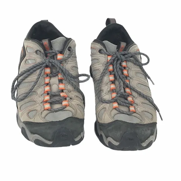 Oboz Sawtooth Low Hiking Shoes Tan Gray Size 10