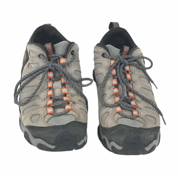 Oboz Sawtooth Low Hiking Shoes Tan Gray Size 10