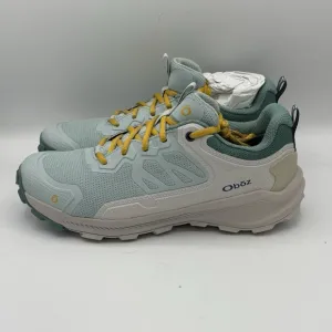 Oboz Womens KATABATIC LOW Green Gray Hiking Trail Running Sneakers Sz 8.5
