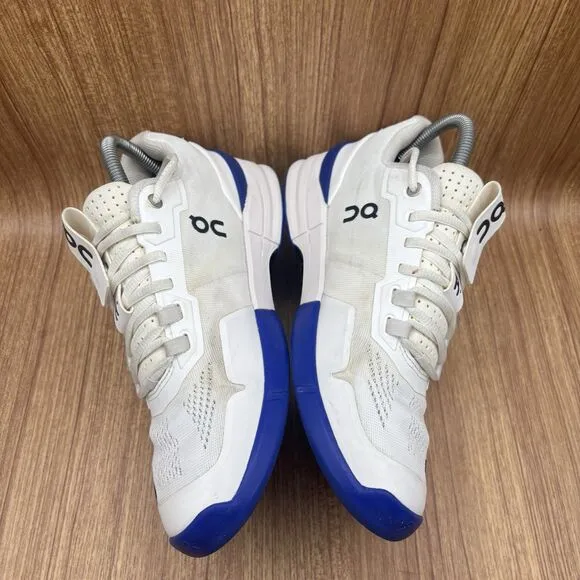 On Clouds THE ROGER Pro White Indigo Tennis WOMEN Shoes Sneakers W8.5