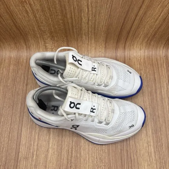 On Clouds THE ROGER Pro White Indigo Tennis WOMEN Shoes Sneakers W8.5