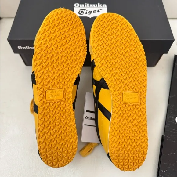 Onitsuka Tiger Mexico 66 Sneaker Shoes in yellow black Kill Bill/ New with box