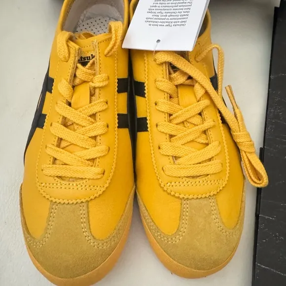 Onitsuka Tiger Mexico 66 Sneaker Shoes in yellow black Kill Bill/ New with box