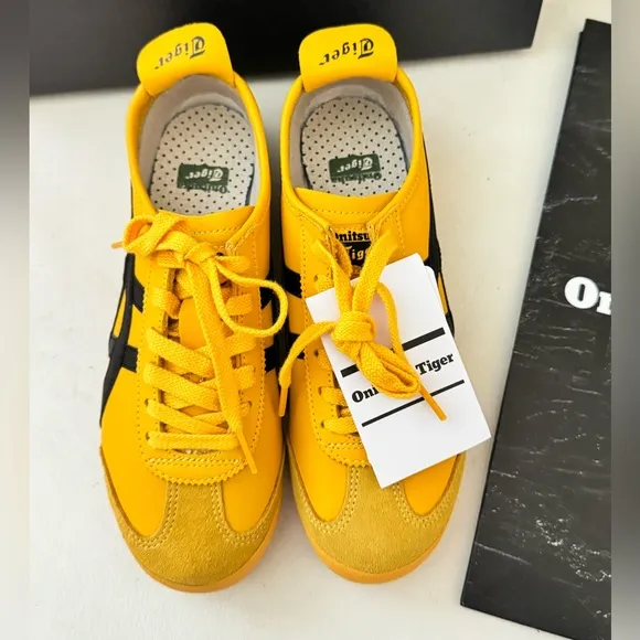 Onitsuka Tiger Mexico 66 Sneaker Shoes in yellow black Kill Bill/ New with box