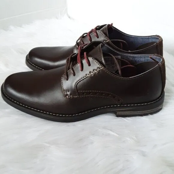 Original Penguin Walters Men's US Size 8M Oxford Brown Dress Leather Shoes
