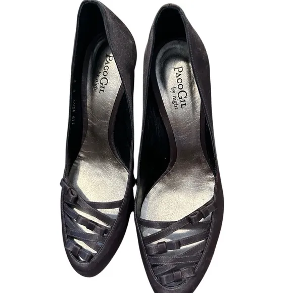 Paco Gil Women's Black Flats