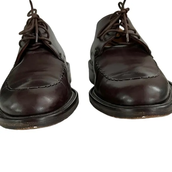 PAL ZILERI Men's Dark Brown Lace Up Oxford Dress Shoes ~ Size 8