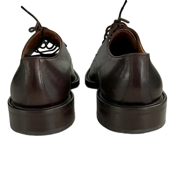 PAL ZILERI Men's Dark Brown Lace Up Oxford Dress Shoes ~ Size 8