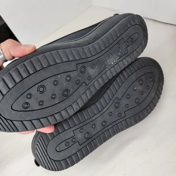 Pandere Saturday working leather women adjustable shoes black 10