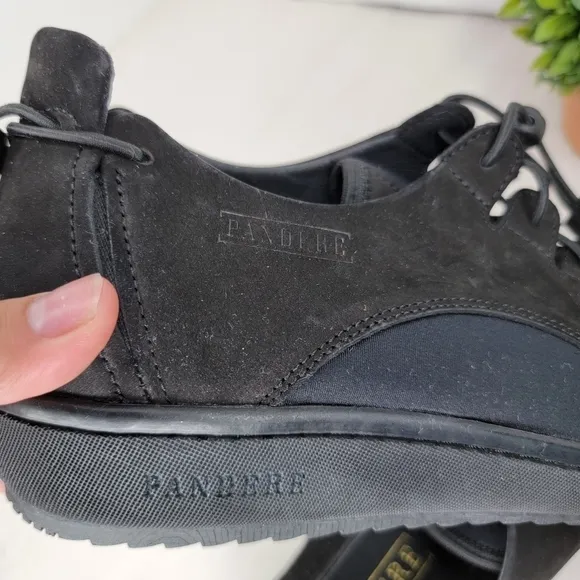 Pandere Saturday working leather women adjustable shoes black 10