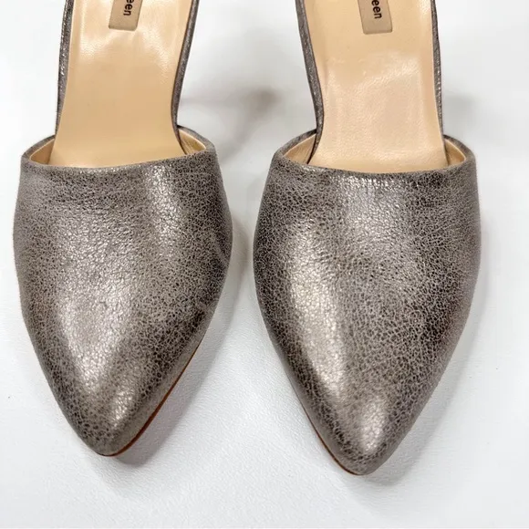 Paul Green Char D’orsay Pumps The Day Maker Smoked Brush Leather Heels SZ 6.5