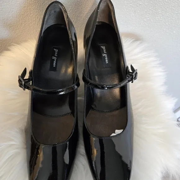Paul Green Zoe Elegant Black Women's Mary Jane Pumps