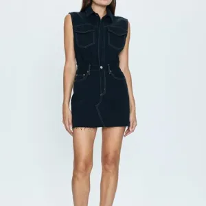 Pistola Denim Julia Mini Dress - Noir