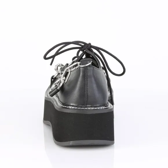 Platform Spike Lace Up Gothic Shoes