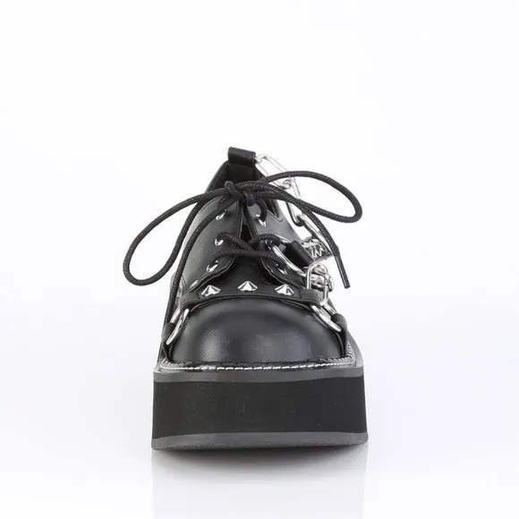 Platform Spike Lace Up Gothic Shoes