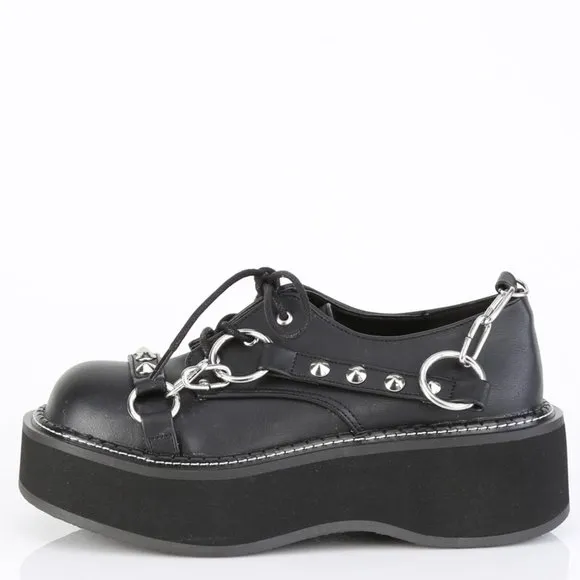 Platform Spike Lace Up Gothic Shoes
