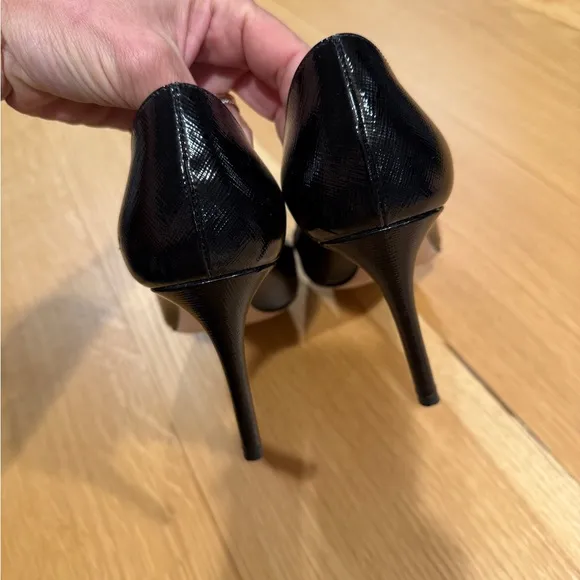 Prada Black Patent Leather Pumps size 38