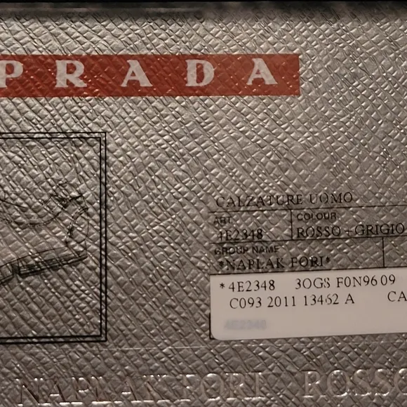 Prada Mens Sneaker/Shoe