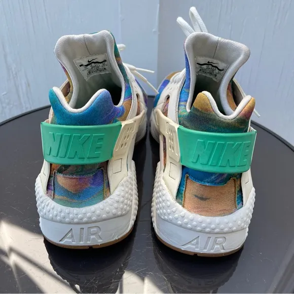 Pre- Owned Men Nike Air Huarache Run Running Shoes AQ0533-100 Size 13