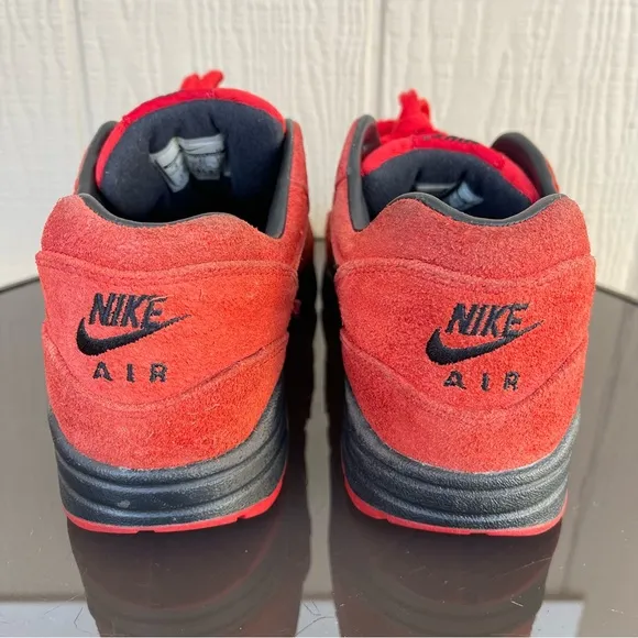 Pre- Owned Men Nike Air Max 1 Pimiento Shoes Red 512033-610 Size 8