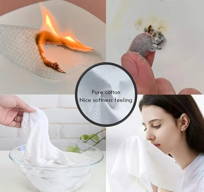 Premium Compressed Towel Tablet, Essential Face Washcloths for Travel, Camping, Hiking, Sports and Beyond, Portable Disposable Thicker Larger, Pure Cotton, 20PCS