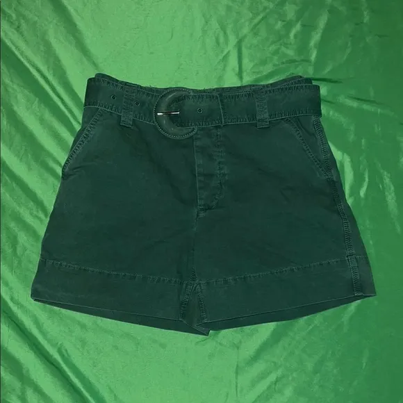 Proenza Schouler White Label Hunter Green Women's Shorts size 0