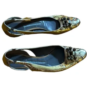 Proenza Schoulder Gold Flats Size 37