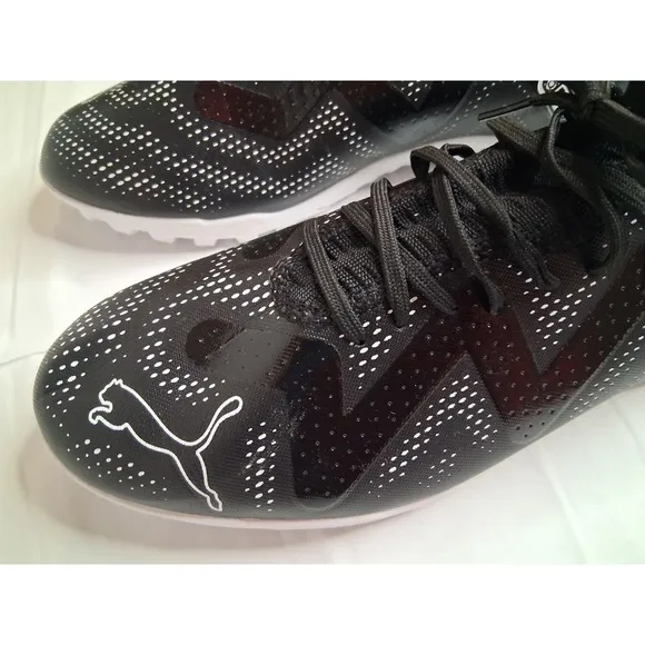 Puma 107381 02 Future Play TT Men's Soccer Shoes Puma Black/Silver US 11.5 NEW