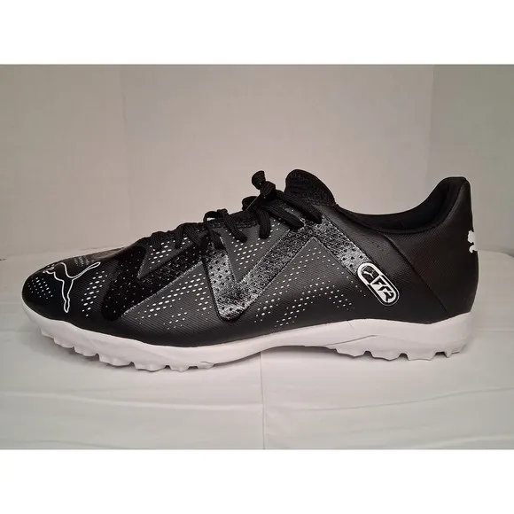 Puma 107381 02 Future Play TT Men's Soccer Shoes Puma Black/Silver US 11.5 NEW