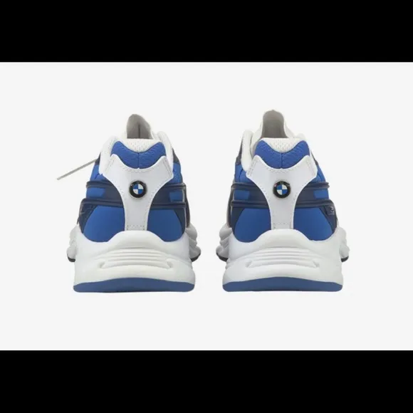 PUMA MENS BMW MMS RS CONNECT CASUAL ATHLETIC SHOES SZ 10 WHITE 306941-02