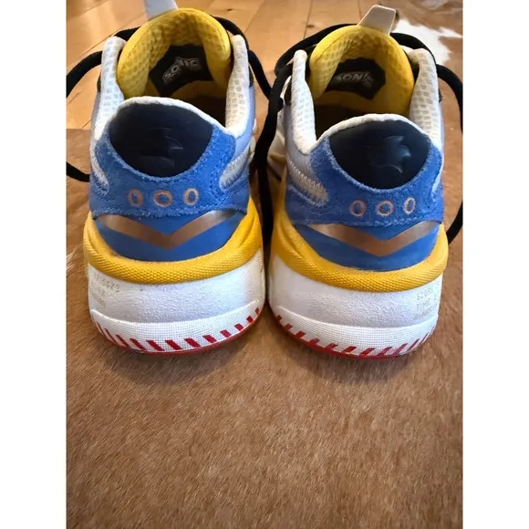 Puma RS-X Sonic the Hedgehog Sneakers Athletic Shoes Blue Yellow Size 6C