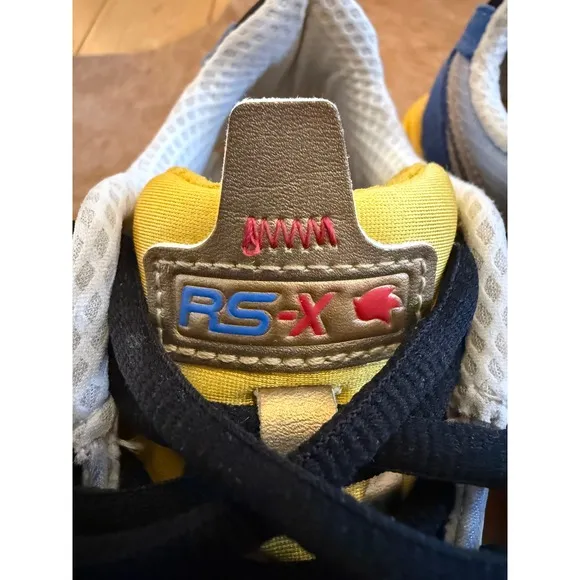Puma RS-X Sonic the Hedgehog Sneakers Athletic Shoes Blue Yellow Size 6C