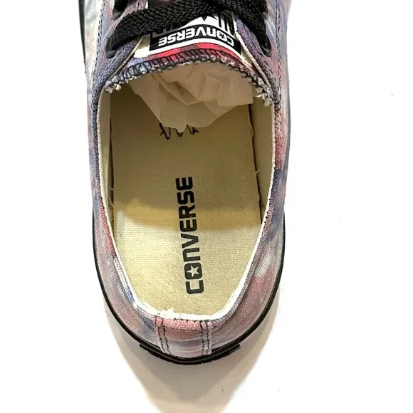 RARE CONVERSE CHUCK TAYLOR ALL-STARS OX #142218F TYE-DYE SNEAKERS SZ 11.5