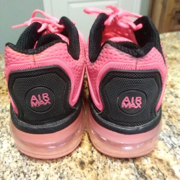 Rare Nike Air Max Running Shoes 898013-006 Women's Pink Running Shoes Size 8.5
