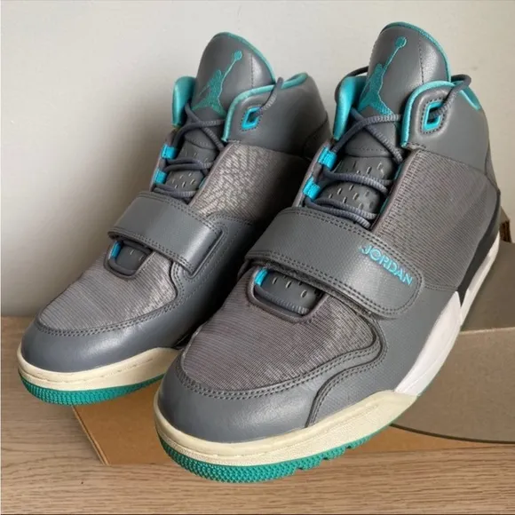RARE Nike Jordan 2013 Flight Club Grey/White/Blue- Men SZ 9.5