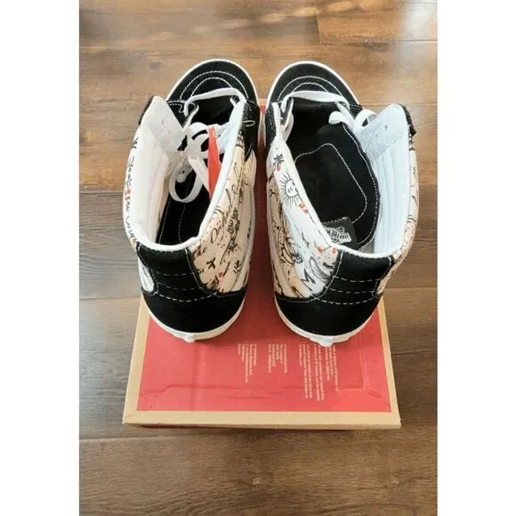 Rare Vans Sk8-Hi Butterfly Journal Marshmallow Size US 11.5 Men fast shipping