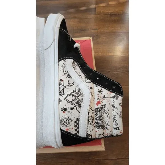 Rare Vans Sk8-Hi Butterfly Journal Marshmallow Size US 11.5 Men fast shipping