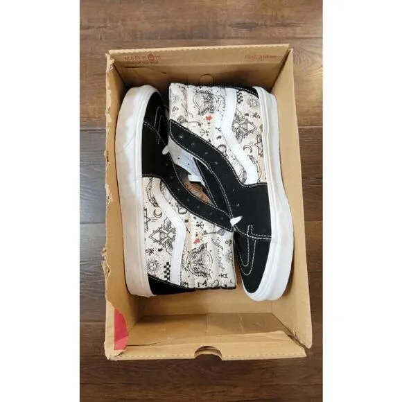 Rare Vans Sk8-Hi Butterfly Journal Marshmallow Size US 11.5 Men fast shipping