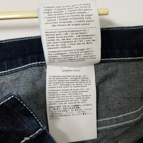RED VALENTINO Spa Dark Wash Crop Denim Blue Jeans Made in Italy 26