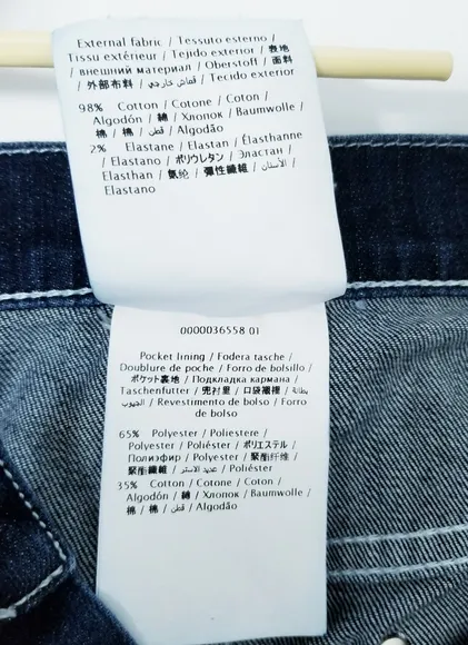 RED VALENTINO Spa Dark Wash Crop Denim Blue Jeans Made in Italy 26