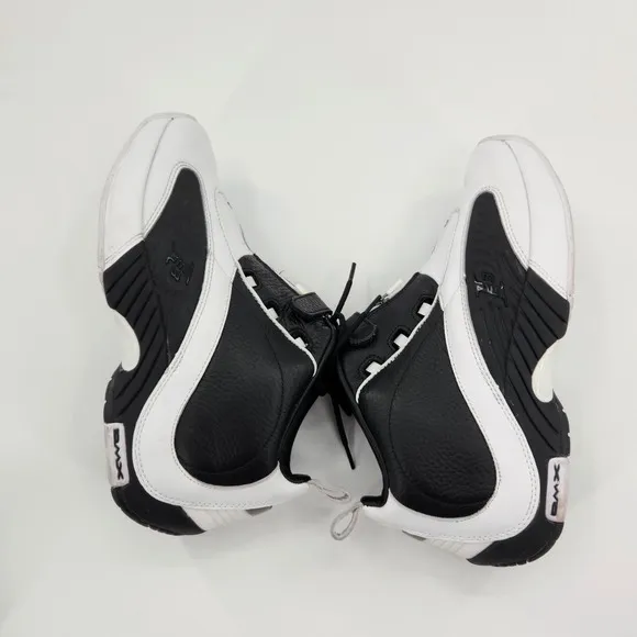 Reebok Answer 4 Shoes Men Size 11 White Black Stepover No Box Allen Iverson