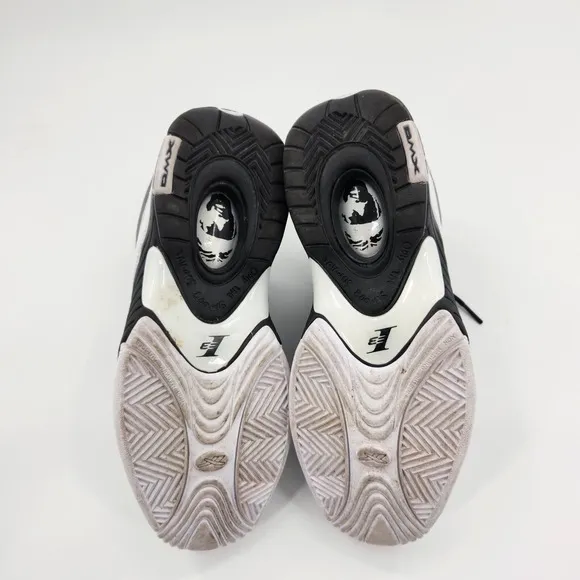 Reebok Answer 4 Shoes Men Size 11 White Black Stepover No Box Allen Iverson