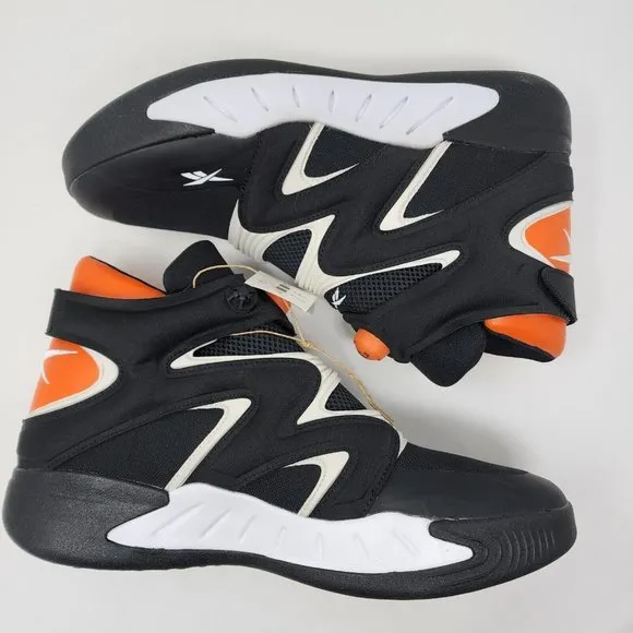Reebok Basketball Shoes Mens 11 Black White Classics Instapump Fury Zone Sneaker