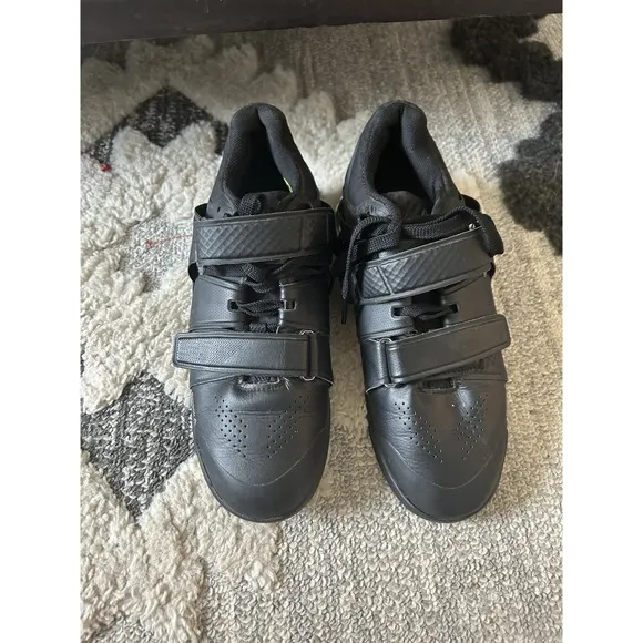 REEBOK LEGACY LIFTER BLACK SILVER CN1002 MEN'S US 7 SHOES MINT Lifting