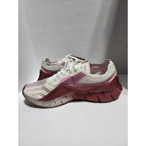 Reebok Men Sz 10 Cottweiler Zig 3D Storm White Red Stucco Running Shoes Sneaker